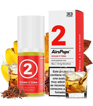 No.2 Ocean 11 Toba 10ml - 313 Nic Salts by Airscream