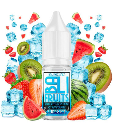 Watermelon + Kiwi + Strawberry Super Ice 10ml - Bali Fruits Salts by Kings Crest