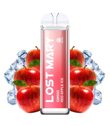 Pod desechable Red Apple Ice 600puffs - Lost Mary QM600