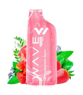 Pod desechable Strawberry Mint 8000puffs - Bud Vape Wave Max
