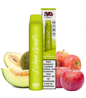 Pod desechable Fuji Apple Melon 600puffs - IVG Bar Plus