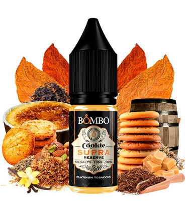Cookie Supra Reserve 10ml - Platinum Tobaccos Nic Salts by Bombo