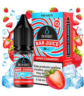 Super Strawberry Ice 10ml - Bar Juice by Bombo