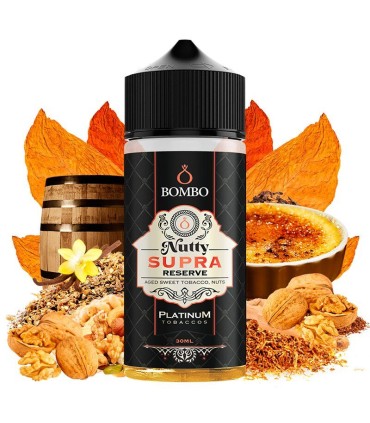 Aroma Nutty Supra Reserve 30ml (Longfill) - Platinum Tobaccos by Bombo