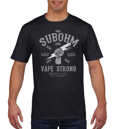 CAMISETA HOMBRE SUB OHM NEGRO