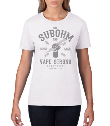 CAMISETA MUJER SUB OHM BLANCO