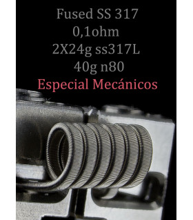 FUSED SS (ESPECIAL MECÁNICOS) Rick Vapes Coils