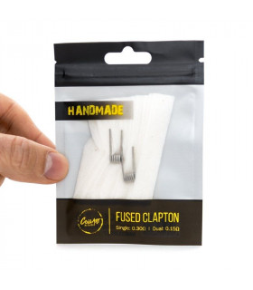 Pack 2 resistencias Handmade Fused Clapton - CoilART