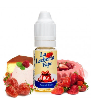 Aroma Flan de Fresas 10ml - La Lecherìa Vape