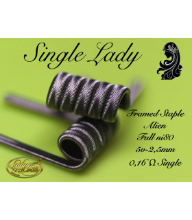 SINGLE LADY - FRAMED STAPLE ALIEN 0.16 SINGLE - LADY COILS