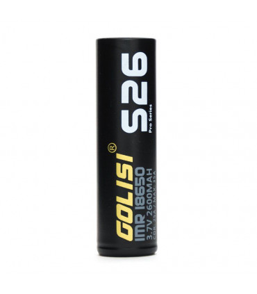 BATERÍA S26 IMR 18650 2600MAH 25A - GOLISI