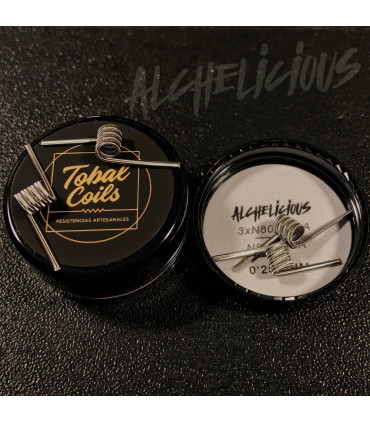 ALCHELICIOUS FULL NI80 0.25OHM SINGLE - TOBAL COILS