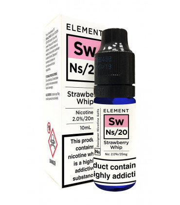 STRAWBERRY WHIP 10ML SALES 20MG - ELEMENT E-LIQUID