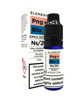 PINK GRAPEFRUIT BLUEBERRY 10ML SALES 20MG - ELEMENT E-LIQUID