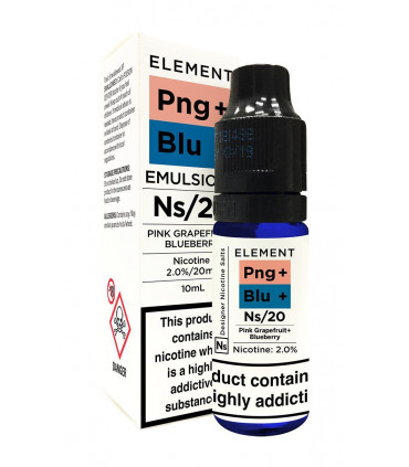 PINK GRAPEFRUIT BLUEBERRY 10ML SALES 20MG - ELEMENT E-LIQUID